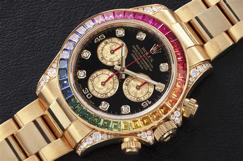 rainbow dial rolex daytona